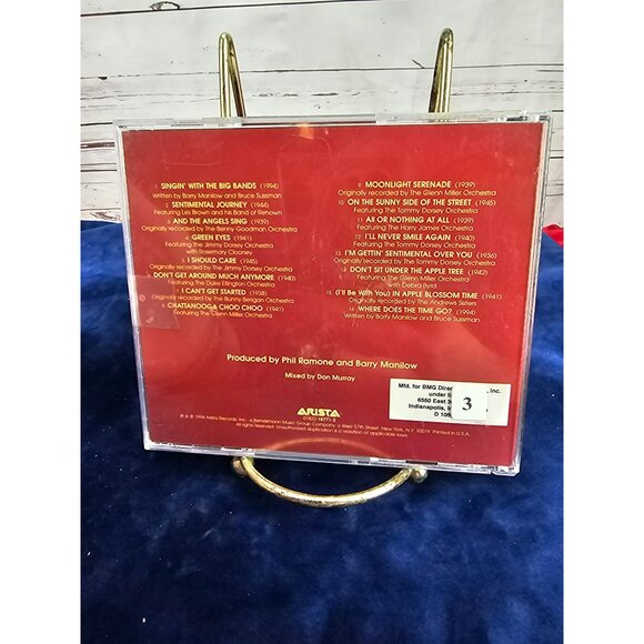 Barry Manilow‎ Singin with the Big Bands CD 1994 - Picture 4 of 6